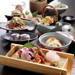 For lunch kaiseki in Ginza, go to Takenoan Ginza 3-chome branch
